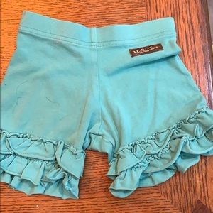 Matilda Jane shorts in teal blue